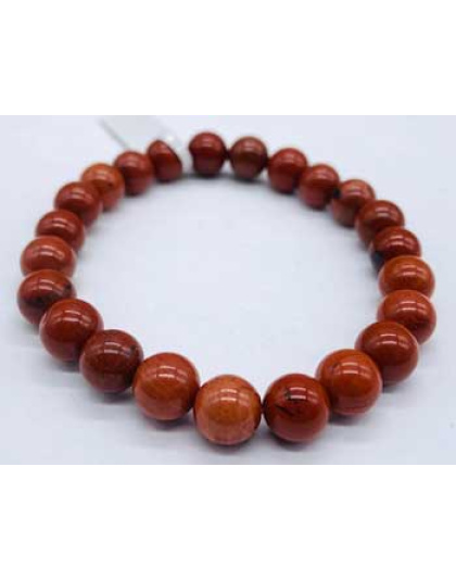8mm Jasper, Red bracelet