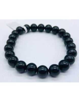 8mm Jet bracelet