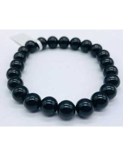 8mm Jet bracelet