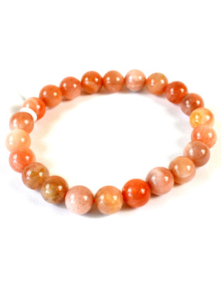 8mm Peach Moonstone bracelet