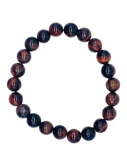8mm Red Tiger Eye bracelet