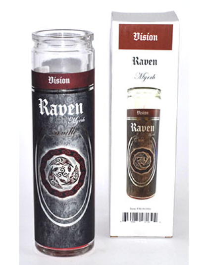 90 hr Raven (Myrrh) jar candle