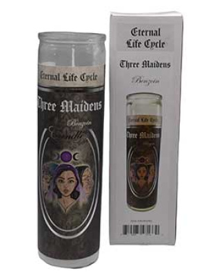 90 hr Three Maidens (Benzoin) jar candle