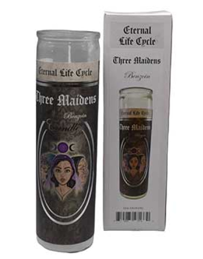 90 hr Three Maidens (Benzoin) jar candle