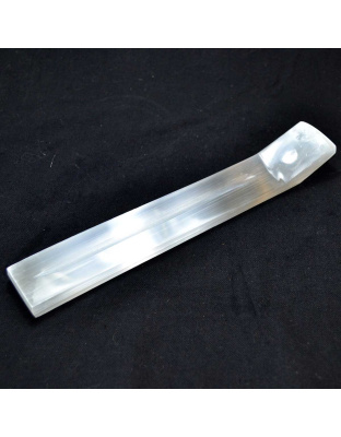 9 3/4" Selenite incense holder
