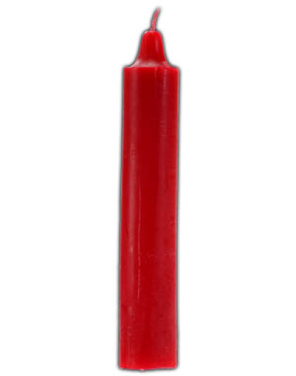 9" Red pillar candle