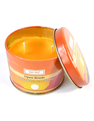 Abre Caminos (Open Roads) quartz tin candle
