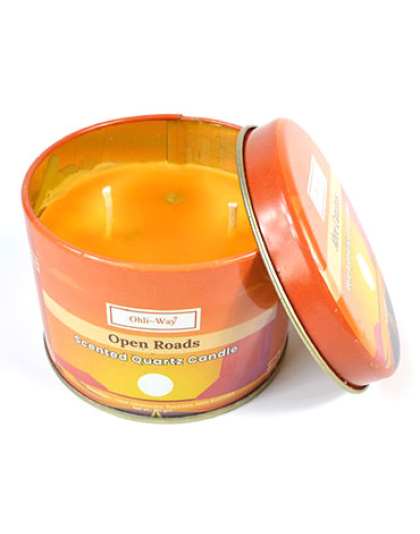 Abre Caminos (Open Roads) quartz tin candle