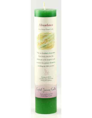 Abundance Reiki Charged Pillar Candle
