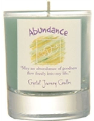 Abundance soy votive candle