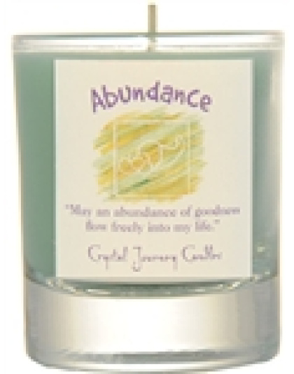 Abundance soy votive candle