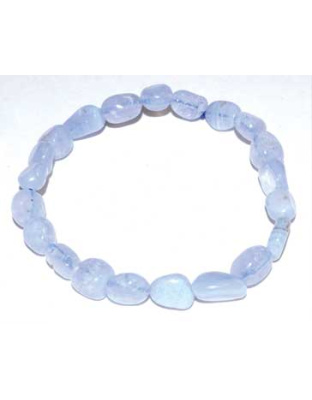 Agate, Blue Lace Nugget bracelet