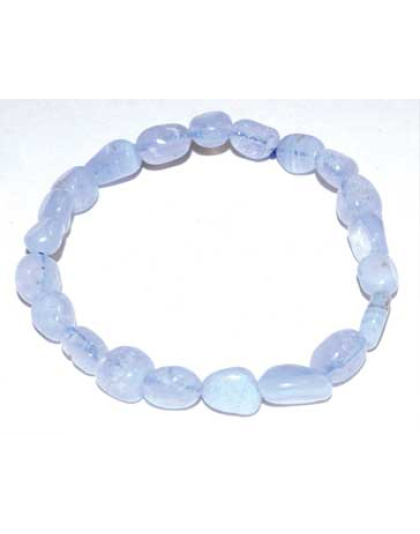 Agate, Blue Lace Nugget bracelet