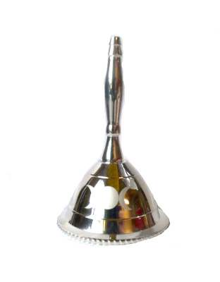 Altar Bell with Triple Moon Design 2 1/2"