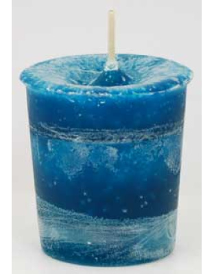 Angel's Influence Herbal votive - teal