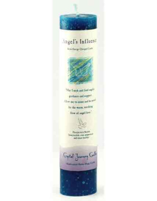 Angel's Influence Reiki Charged Pillar candle