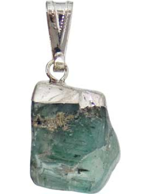 Aquamarine tumbled pendant