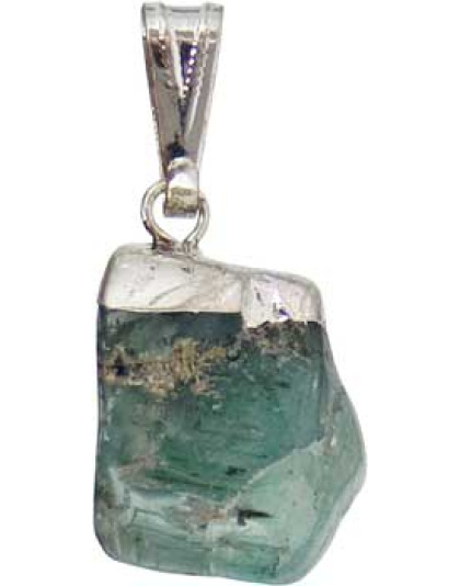 Aquamarine tumbled pendant