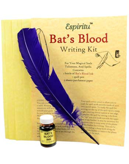 Bat's Blood writing kit