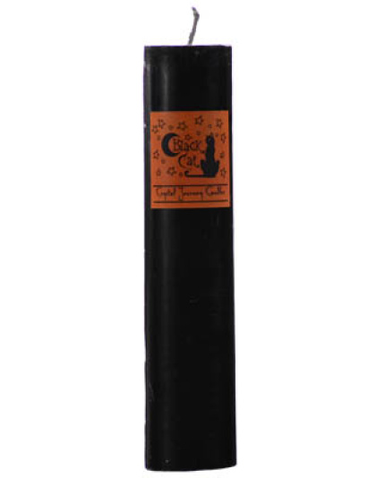 Black Cat pillar candle