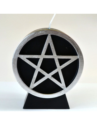 Black Pentacle candle