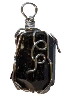 Black Tourmaline wire wrapped