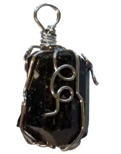 Black Tourmaline wire wrapped