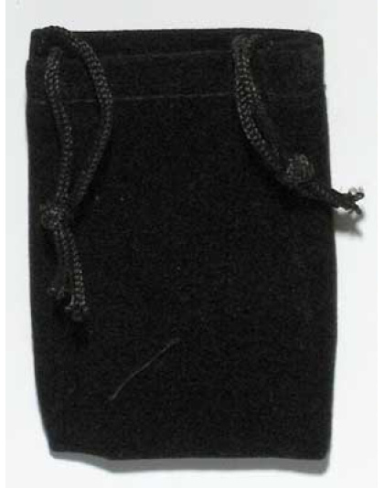 Black Velveteen Bag