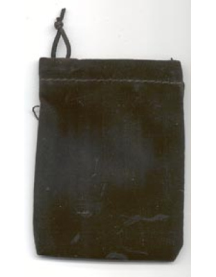Black Velveteen Bag