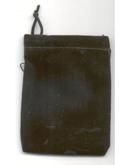 Black Velveteen Bag