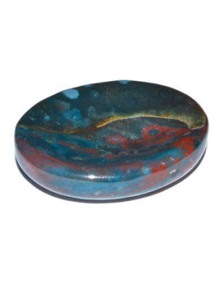 Bloodstone worry stone