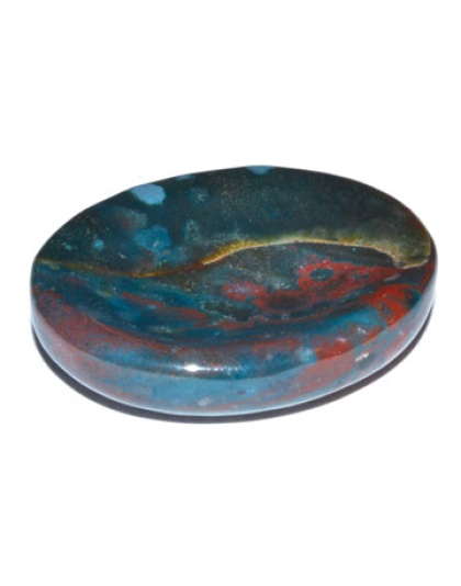 Bloodstone worry stone