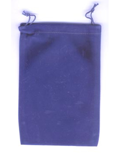 Blue Velveteen Bag