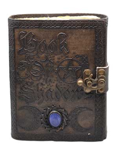 Book of Shadows aged looking paper leather w/ latch