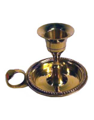 Brass Chamberstick Taper candle holder