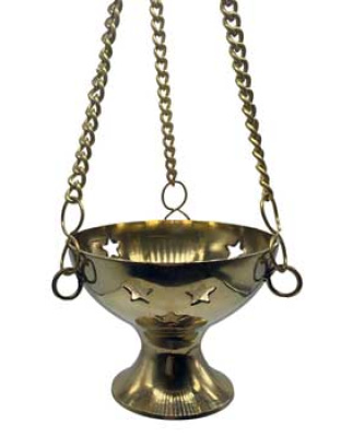Brass Hanging incense burner
