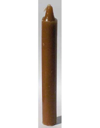 Brown 6" Household Candle