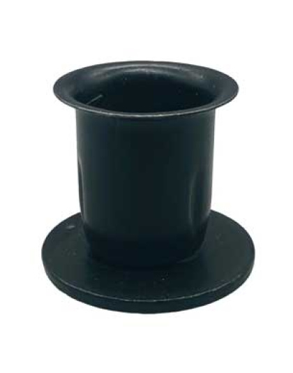 Button taper candle holder