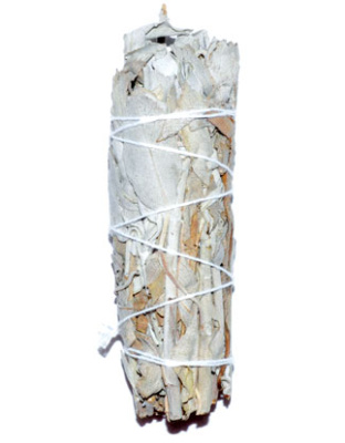 California White Sage smudge stick 3"