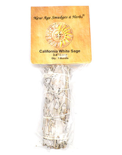 California White Sage smudge stick 3-4"