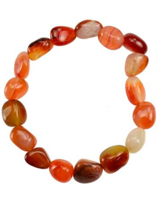 Carnelian gemstone bracelet