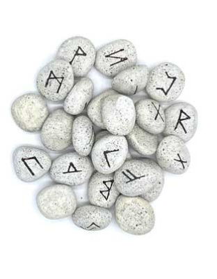 Ceramic rune set