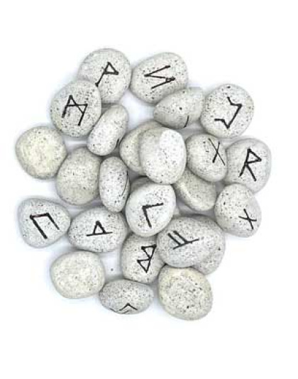 Ceramic rune set