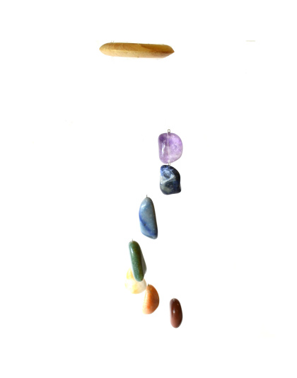 Chakra Tumbled Stones wind chime