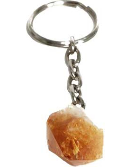 Citrine keychain