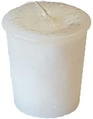 Cleansing Herbal votive - white
