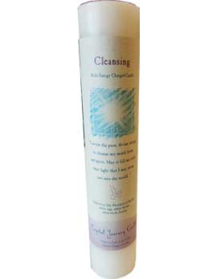 Cleansing Reiki Charged pillar candle