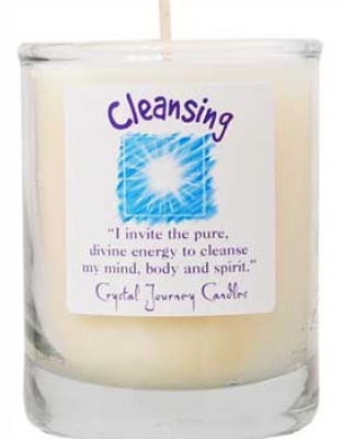 Cleansing soy votive candle