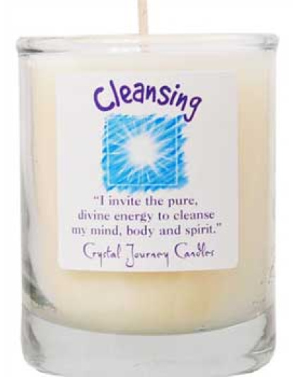 Cleansing soy votive candle