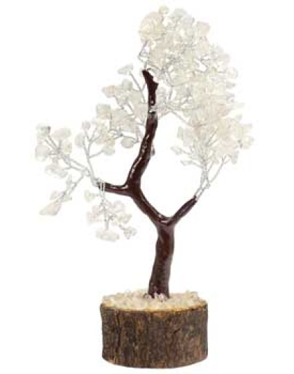 Clear Quartz gemstone tree 160 beads